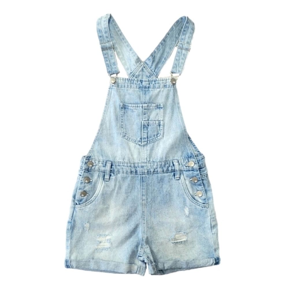 RSQ Girls Denim Overalls Size XL